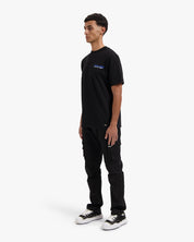 CROYEZ FRÈRES T-SHIRT | BLACK/COBALT