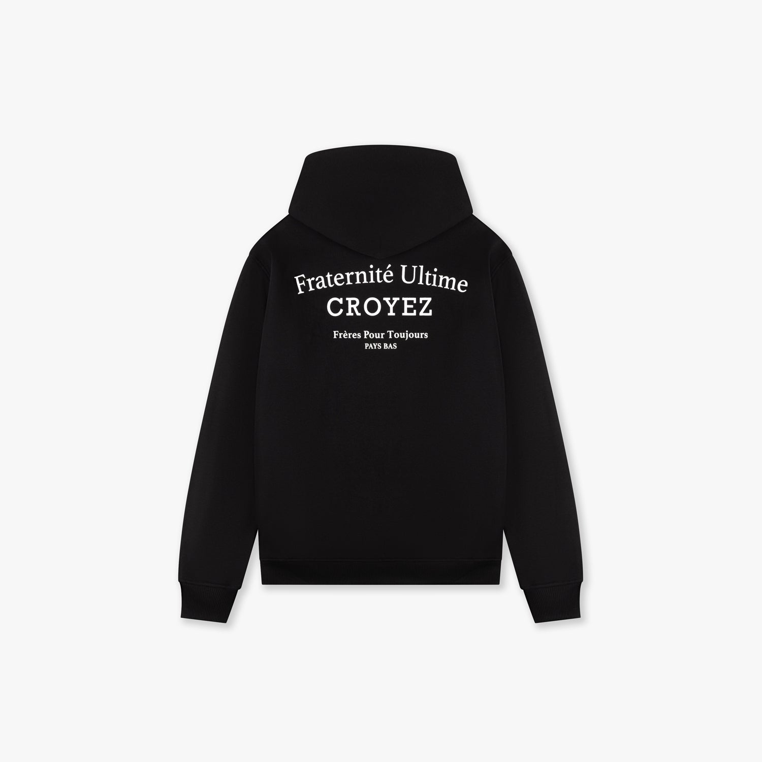 CROYEZ FRATERNITÉ HOODIE | BLACK
