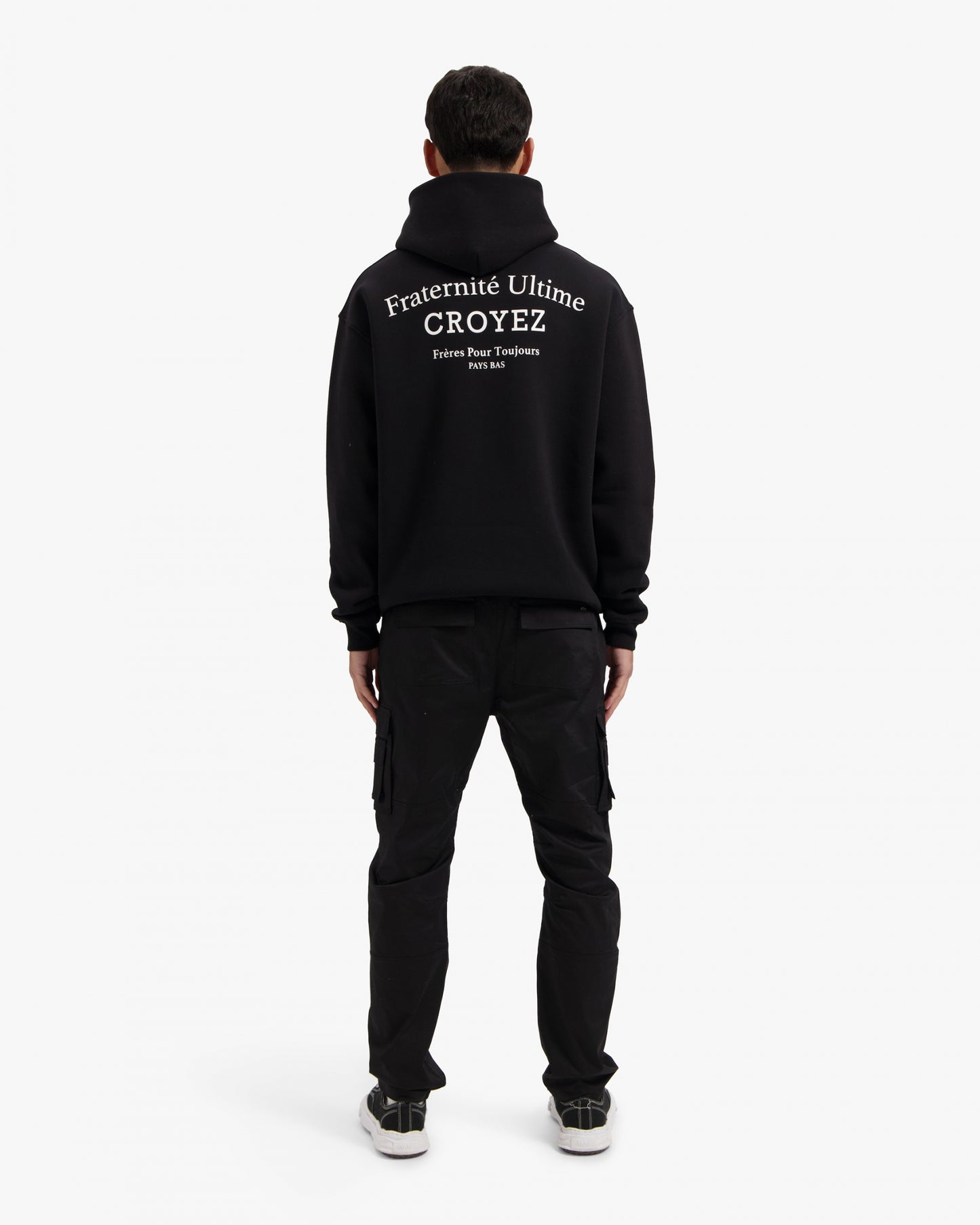 CROYEZ FRATERNIT√Â HOODIE - BLACK