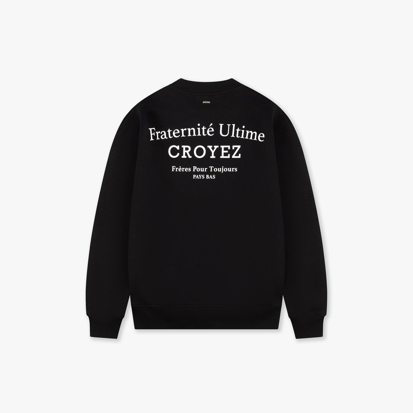 CROYEZ FRATERNIT√Â SWEATER - BLACK