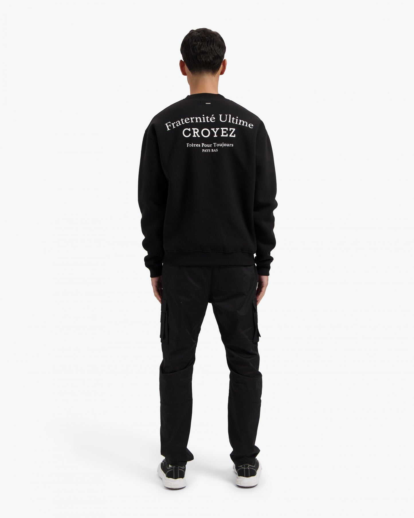 CROYEZ FRATERNIT√Â SWEATER - BLACK