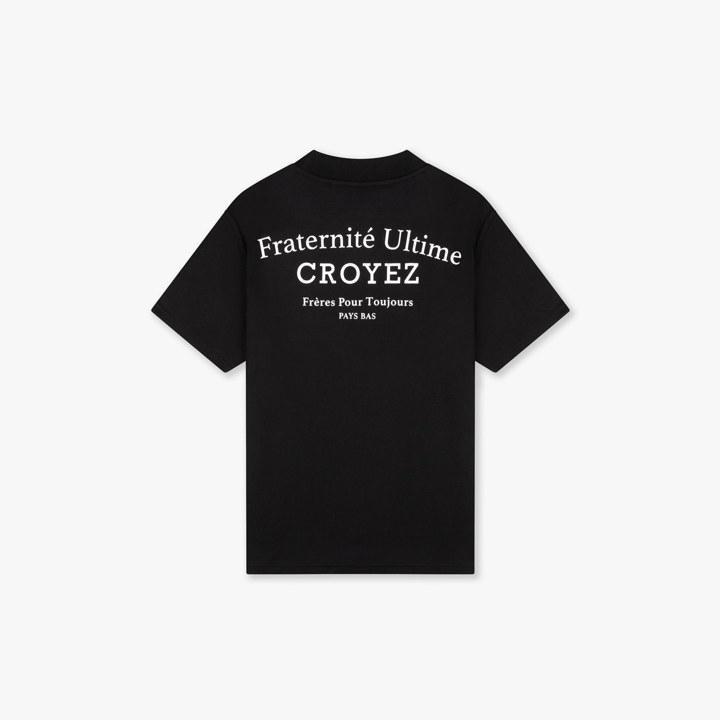 CROYEZ FRATERNIT√Â T-SHIRT - BLACK