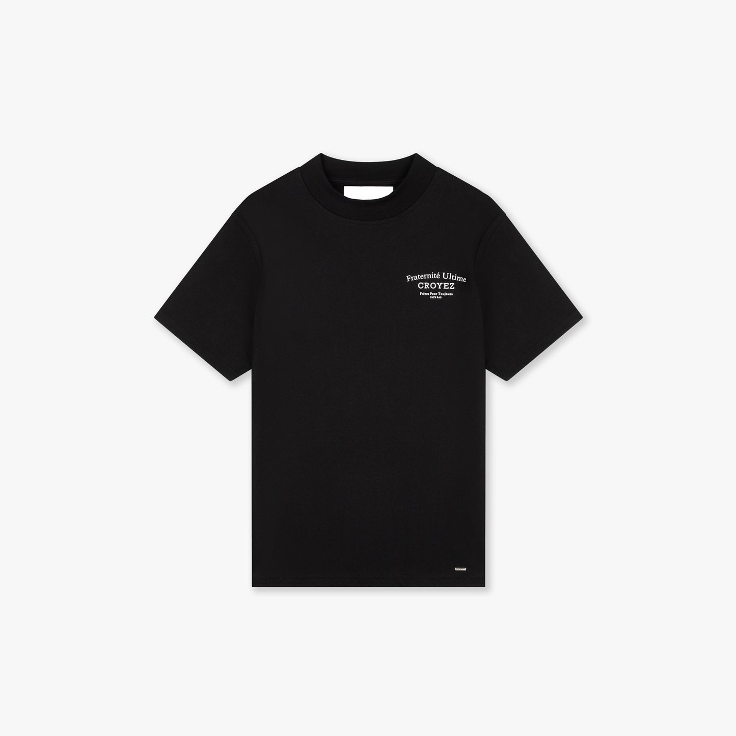 CROYEZ FRATERNIT√Â T-SHIRT - BLACK