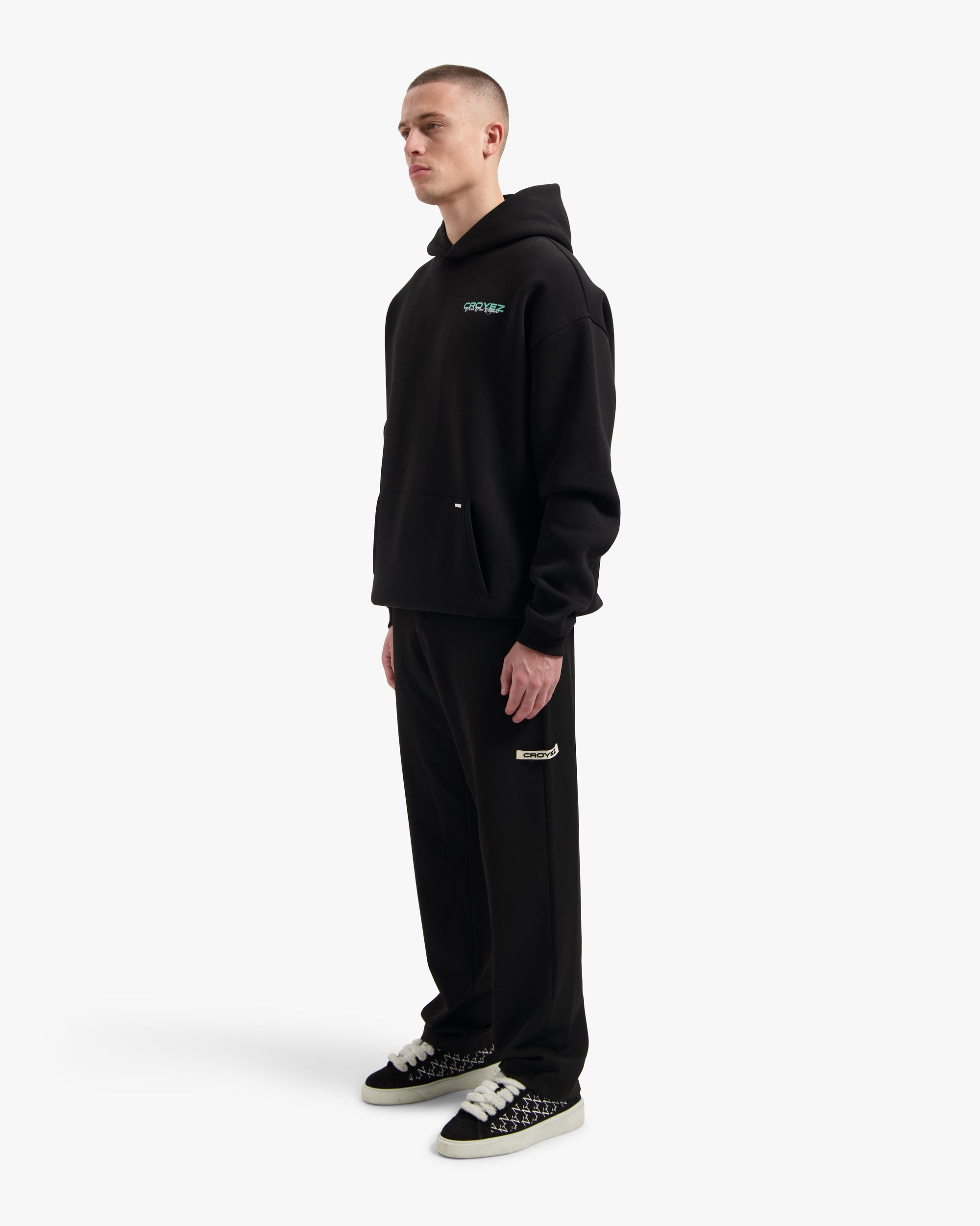 Croyez Frères Hoodie | Black