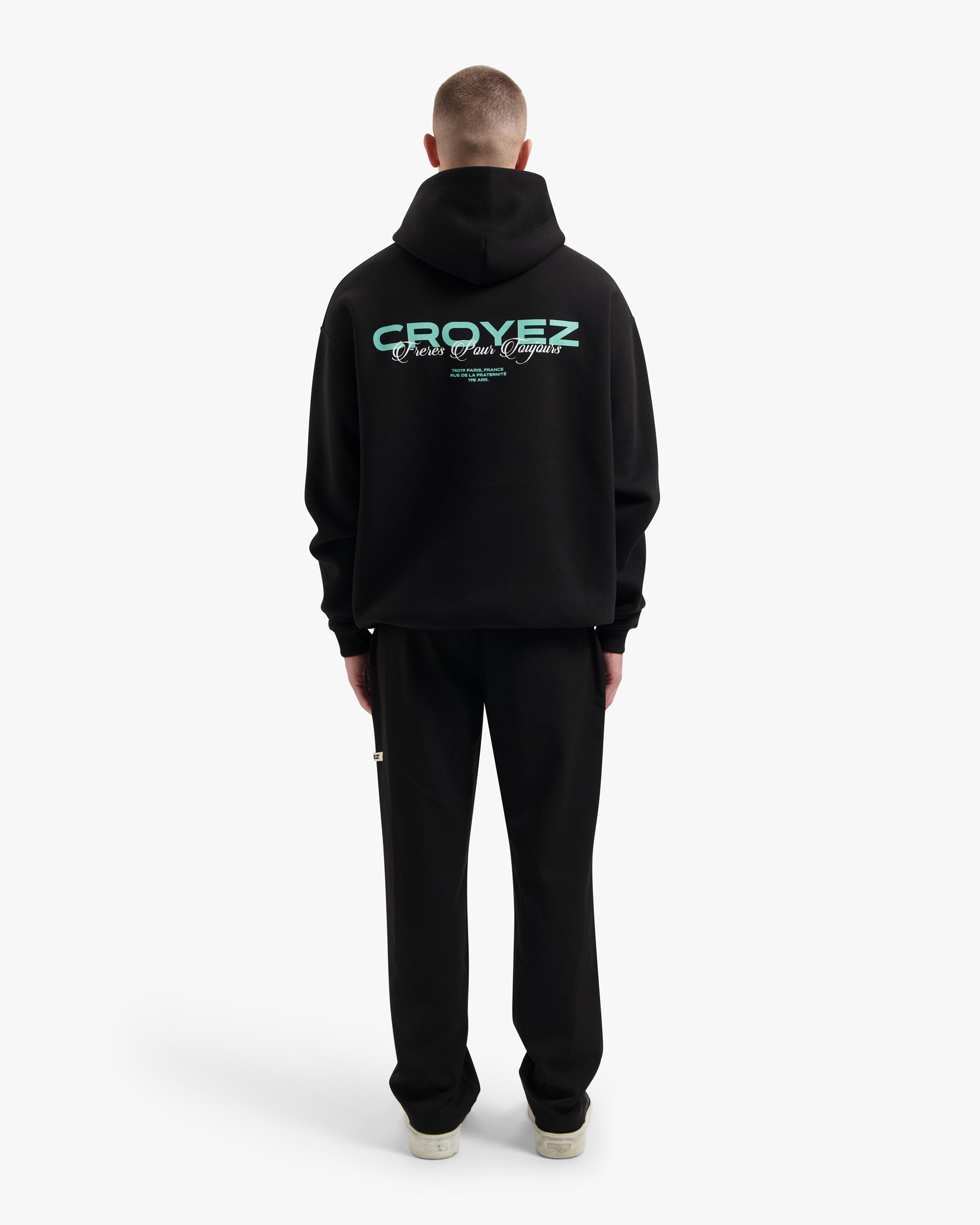 Croyez Frères Hoodie | Black