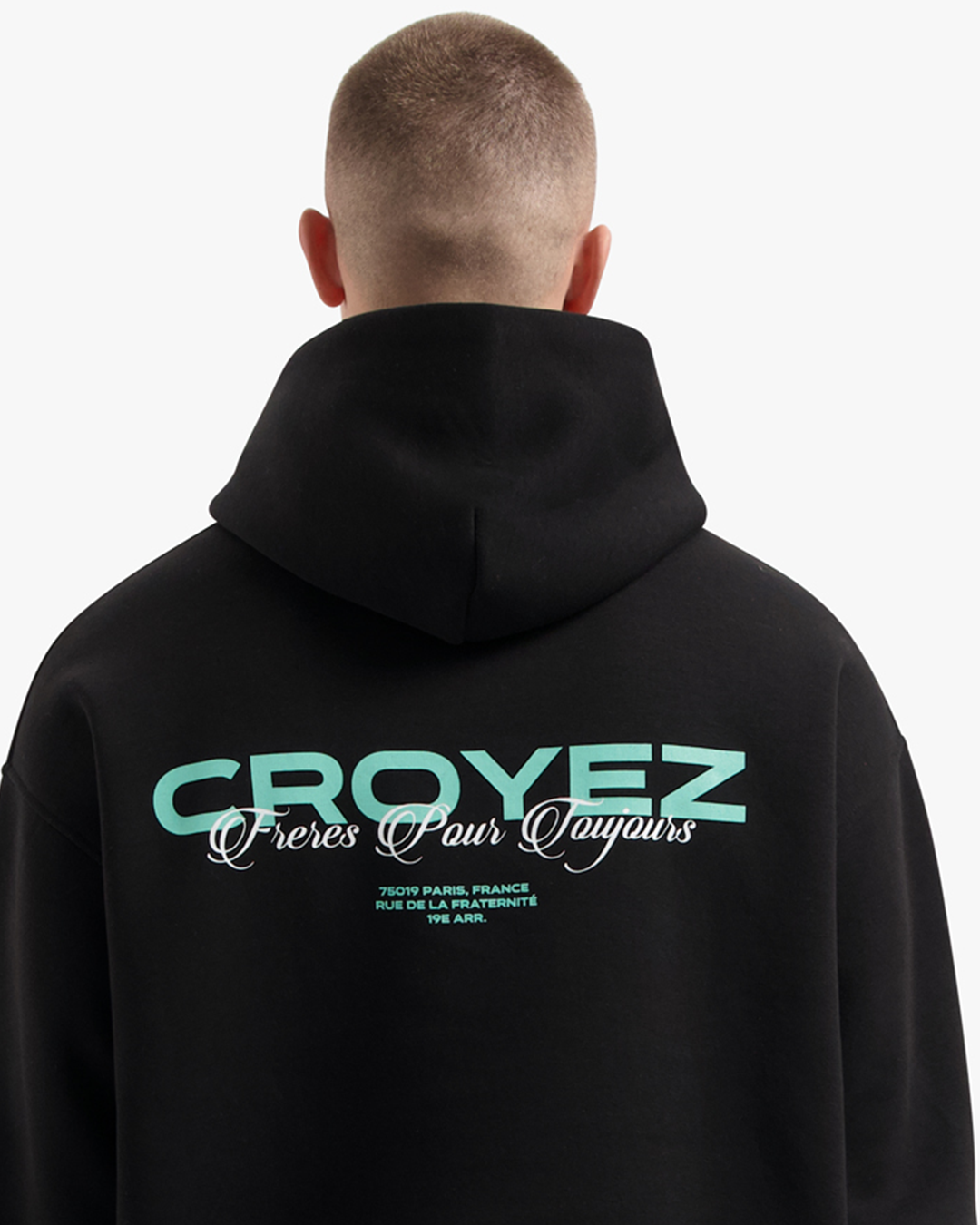 Croyez Frères Hoodie | Black
