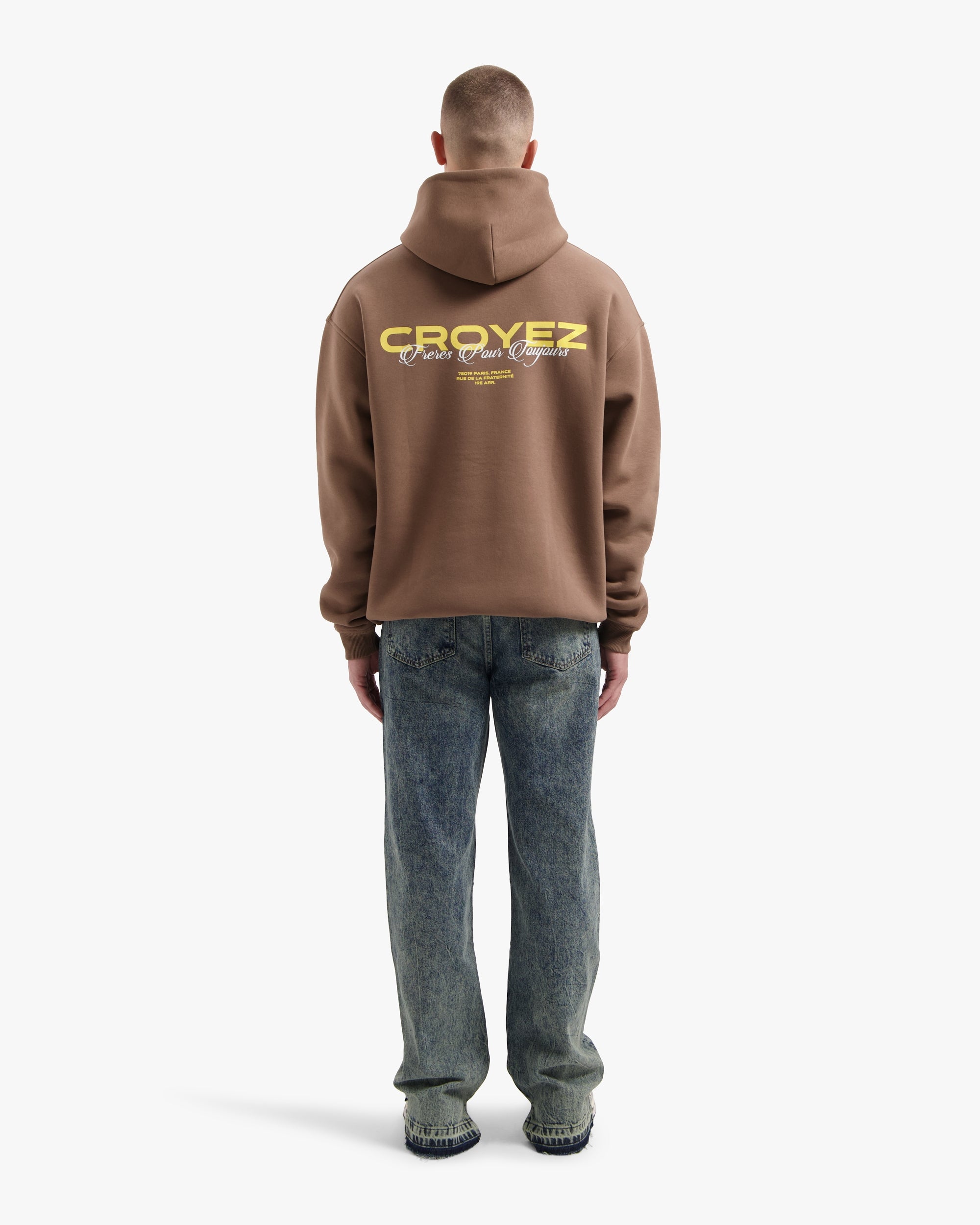 Croyez Frères Hoodie | Brown