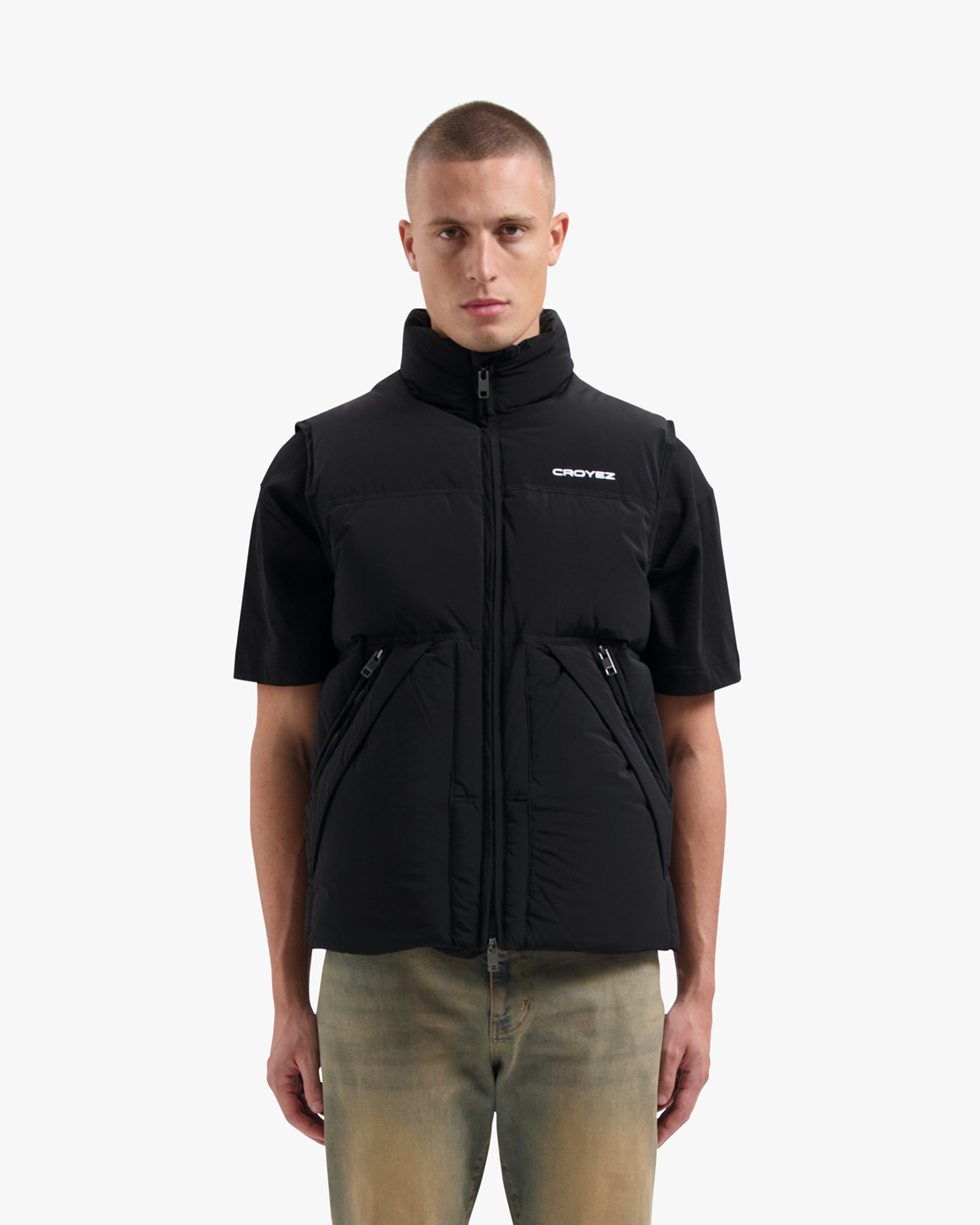CROYEZ DOWN BODYWARMER | BLACK