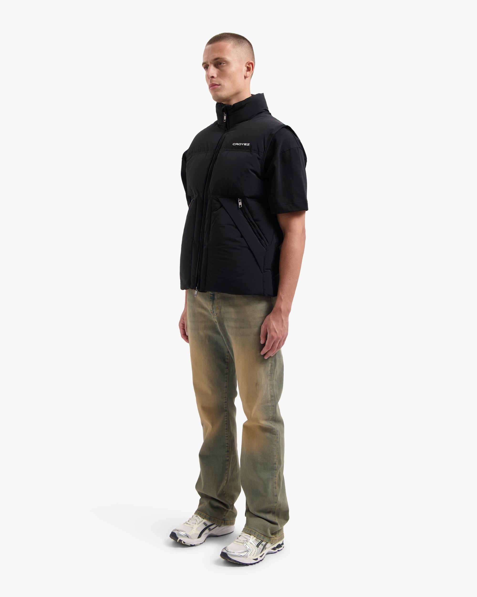 CROYEZ DOWN BODYWARMER | BLACK