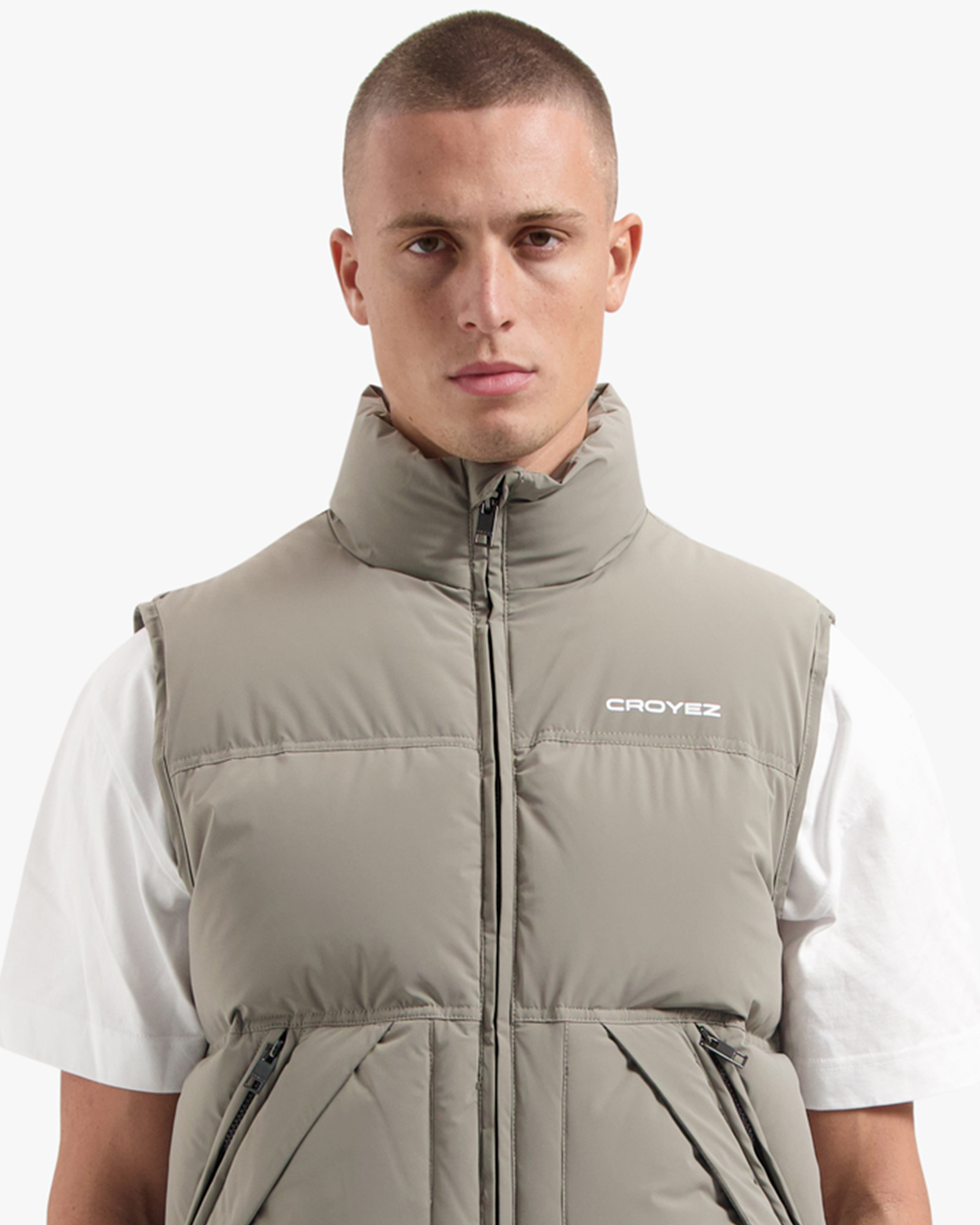 CROYEZ DOWN BODYWARMER | CREAM