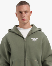 CROYEZ FRATERNITÉ ZIP-HOODIE | DUSTY OLIVE