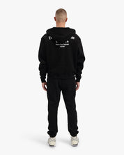 CROYEZ FRATERNITÉ ZIP-HOODIE | BLACK