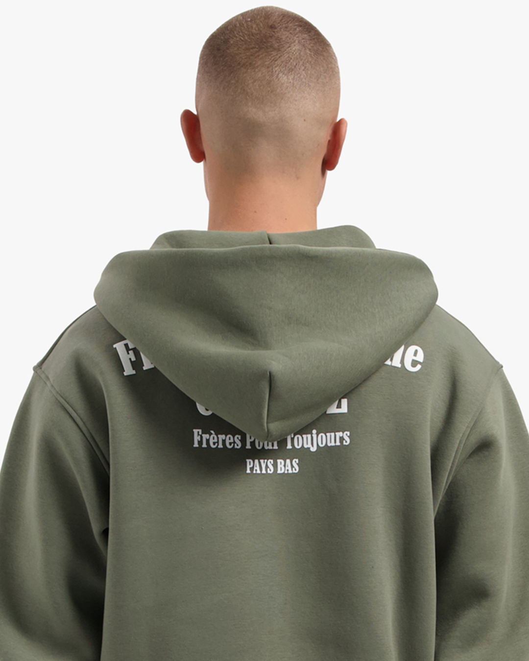 CROYEZ FRATERNITÉ ZIP-HOODIE | DUSTY OLIVE