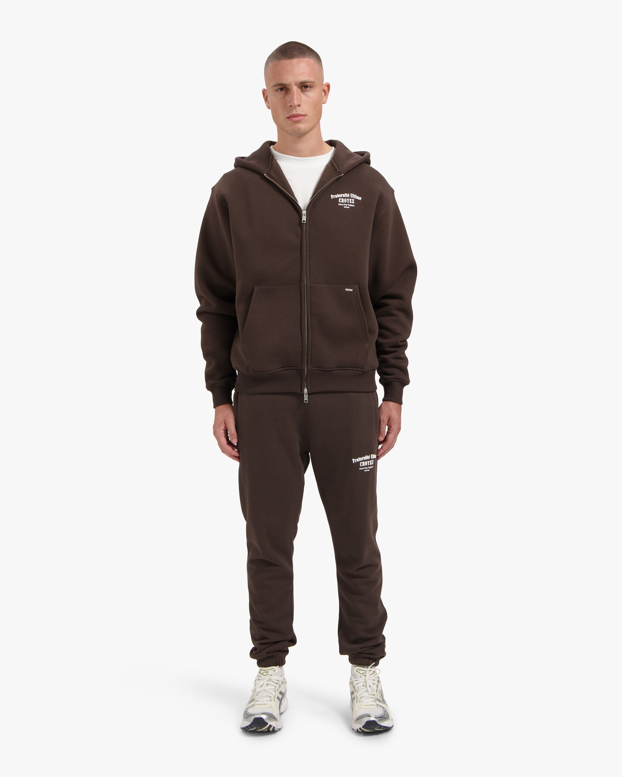 CROYEZ FRATERNITÉ SWEATPANTS | BROWN