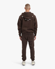 CROYEZ FRATERNITÉ ZIP-HOODIE | BROWN
