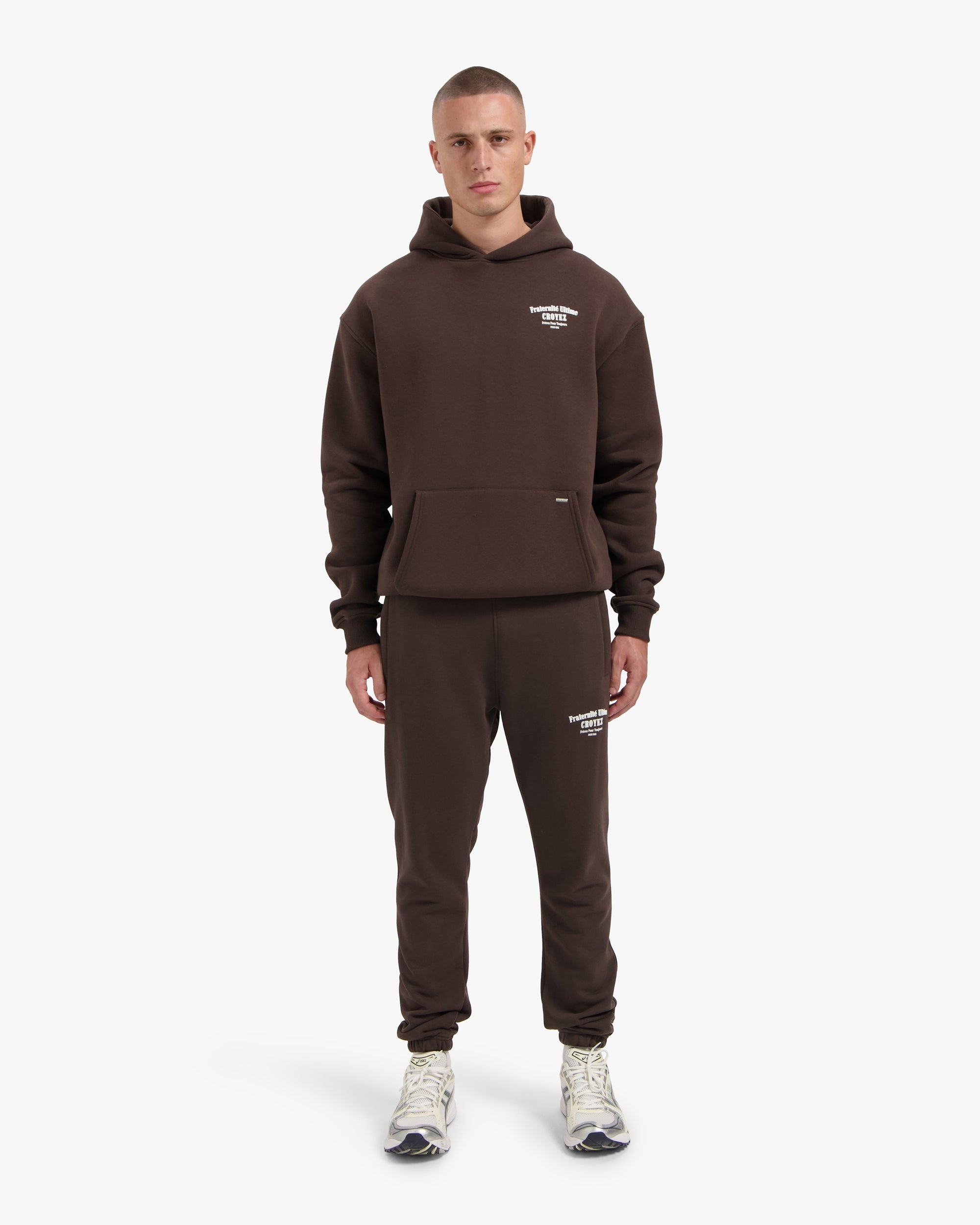 CROYEZ FRATERNITÉ HOODIE | BROWN