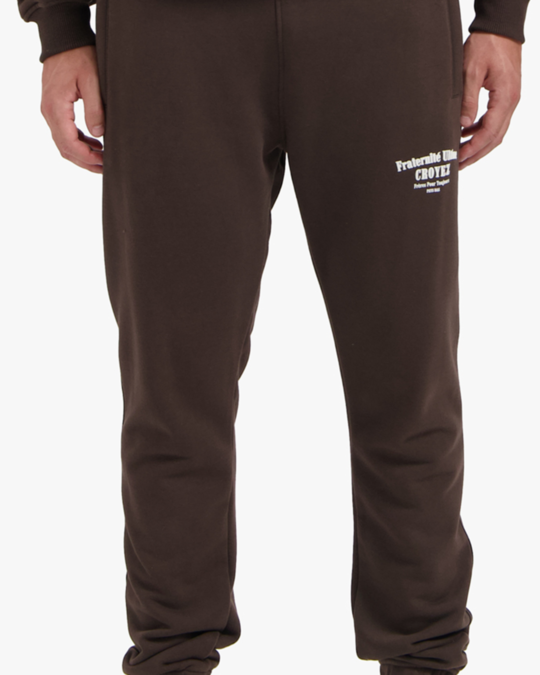 CROYEZ FRATERNITÉ SWEATPANTS | BROWN