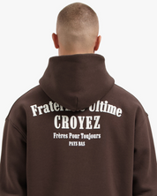 CROYEZ FRATERNITÉ HOODIE | BROWN