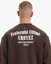 CROYEZ FRATERNITÉ SWEATER | BROWN