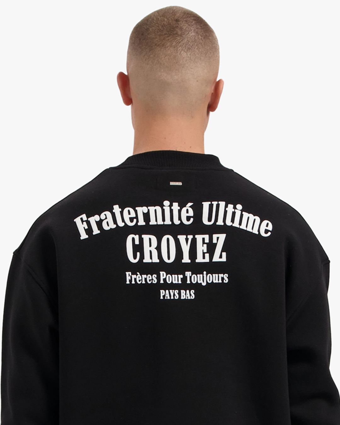 CROYEZ FRATERNITÉ SWEATER | BLACK