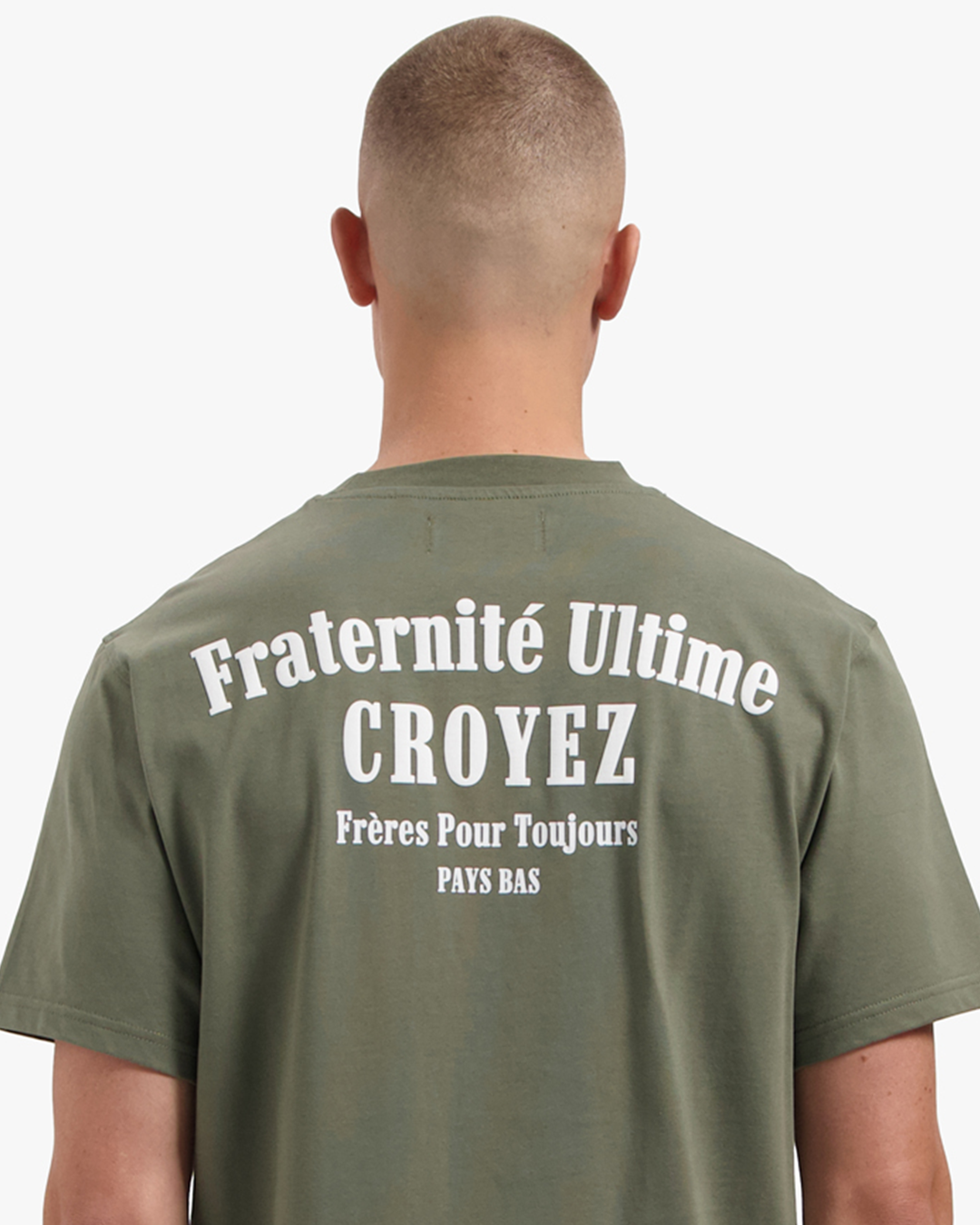 CROYEZ FRATERNITÉ T-SHIRT | DUSTY OLIVE