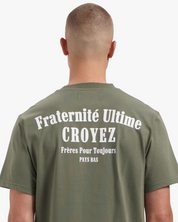 CROYEZ FRATERNITÉ T-SHIRT | DUSTY OLIVE