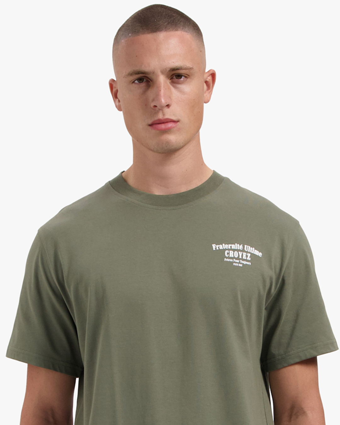 CROYEZ FRATERNITÉ T-SHIRT | DUSTY OLIVE
