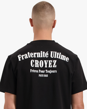 CROYEZ FRATERNITÉ T-SHIRT | BLACK