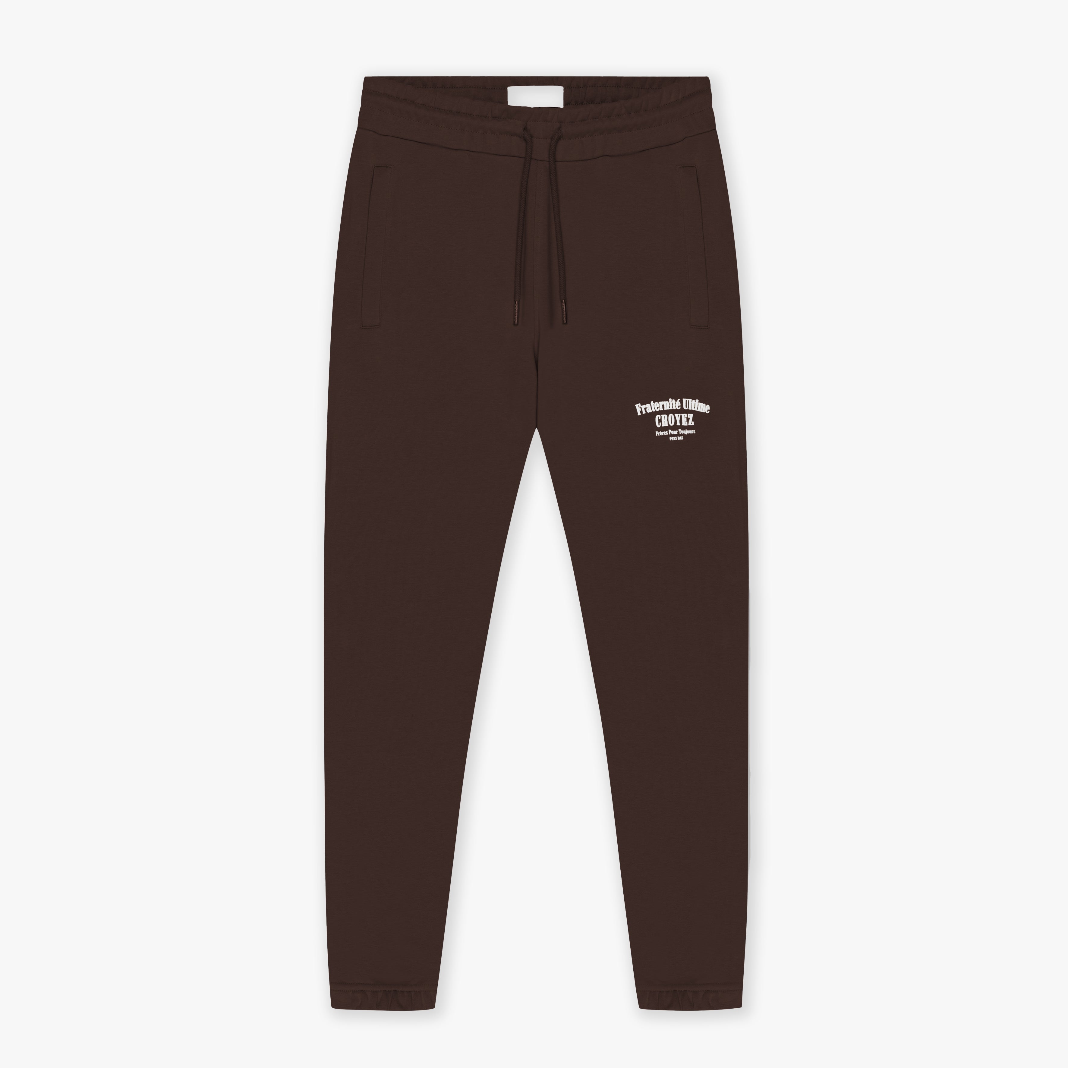 CROYEZ FRATERNITÉ SWEATPANTS | BROWN