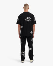 CROYEZ FLOWER T-SHIRT | BLACK