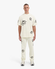CROYEZ FLOWER T-SHIRT | OFF-WHITE