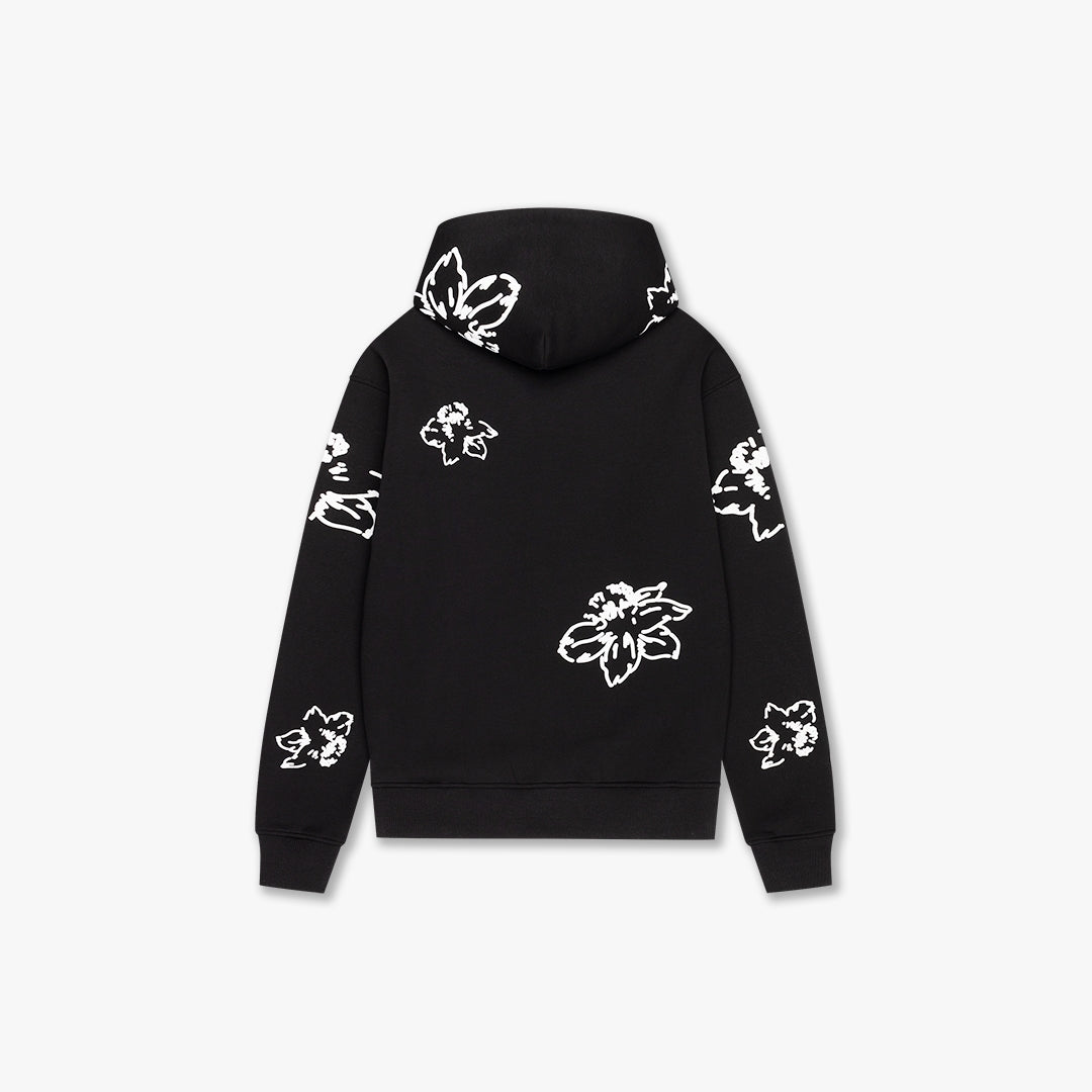 CROYEZ FLOWER HOODIE | BLACK