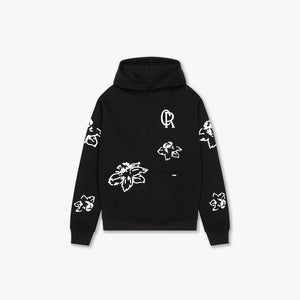 CROYEZ FLOWER HOODIE | BLACK
