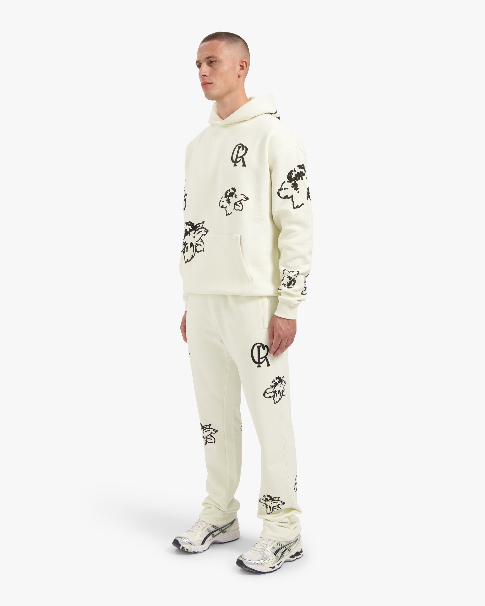 CROYEZ FLOWER HOODIE | OFF-WHITE