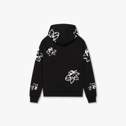 CROYEZ FLOWER ZIP-HOODIE | BLACK