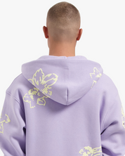 CROYEZ FLOWER ZIP-HOODIE | LILAC