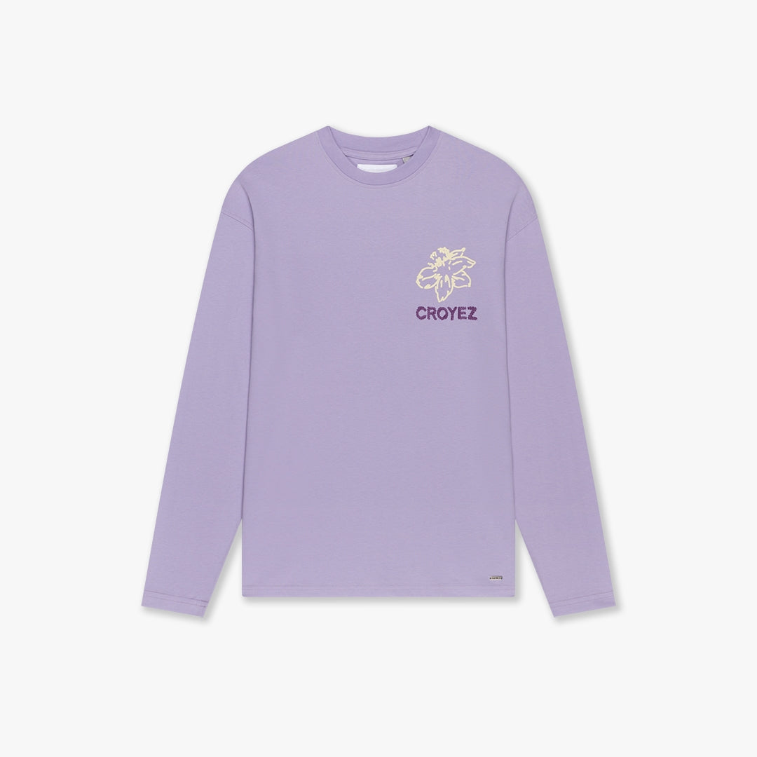  CROYEZ GARDENER LONGSLEEVE T-SHIRT | LILAC
