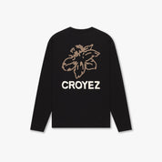 CROYEZ GARDENER LONGSLEEVE T-SHIRT | BLACK