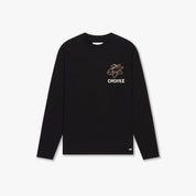 CROYEZ GARDENER LONGSLEEVE T-SHIRT | BLACK