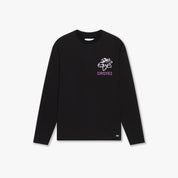 CROYEZ GARDENER LONGSLEEVE T-SHIRT | BLACK/PURPLE