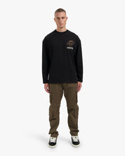 CROYEZ GARDENER LONGSLEEVE T-SHIRT | BLACK
