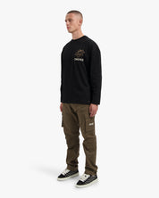 CROYEZ GARDENER LONGSLEEVE T-SHIRT | BLACK