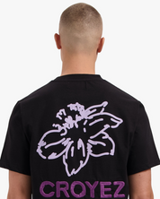 CROYEZ GARDENER T-SHIRT | BLACK/PURPLE