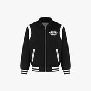 CROYEZ PARIS VARSITY JACKET | BLACK