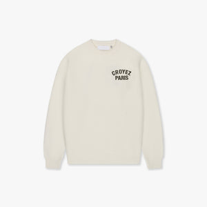 CROYEZ PARIS KNIT SWEATER | OFF-WHITE