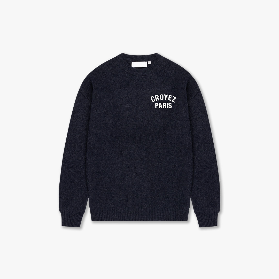 CR1-FW25-37_2302_Croyez_Paris_Knit_Sweater_Navy_Front_88d93d29-048d-4f56-a088-b3ac7255e185.jpg