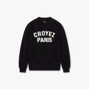 CROYEZ PARIS KNIT SWEATER | BLACK