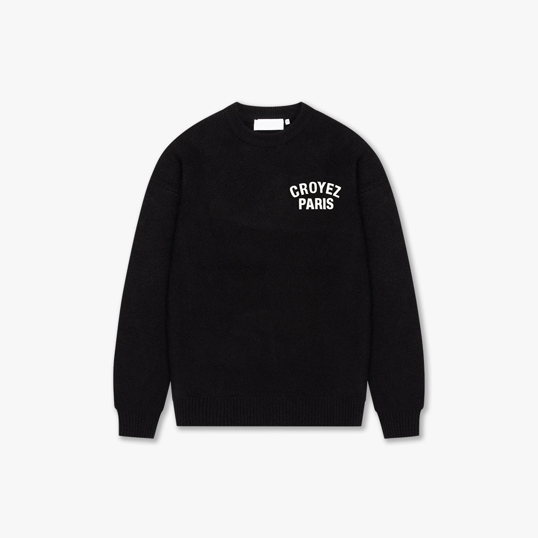  CROYEZ PARIS KNIT SWEATER | BLACK
