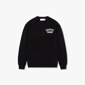 CROYEZ PARIS KNIT SWEATER | BLACK