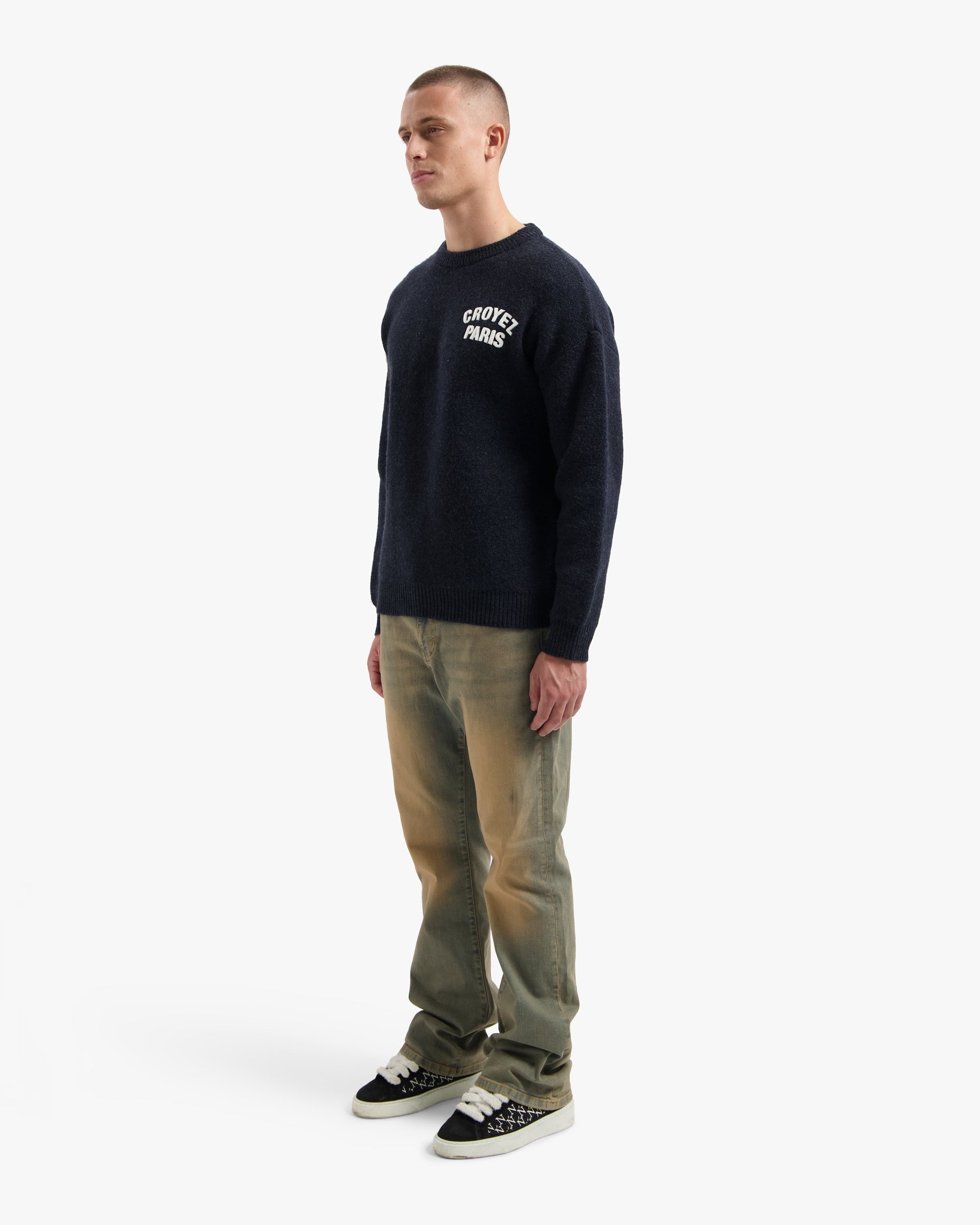 CROYEZ PARIS KNIT SWEATER | NAVY